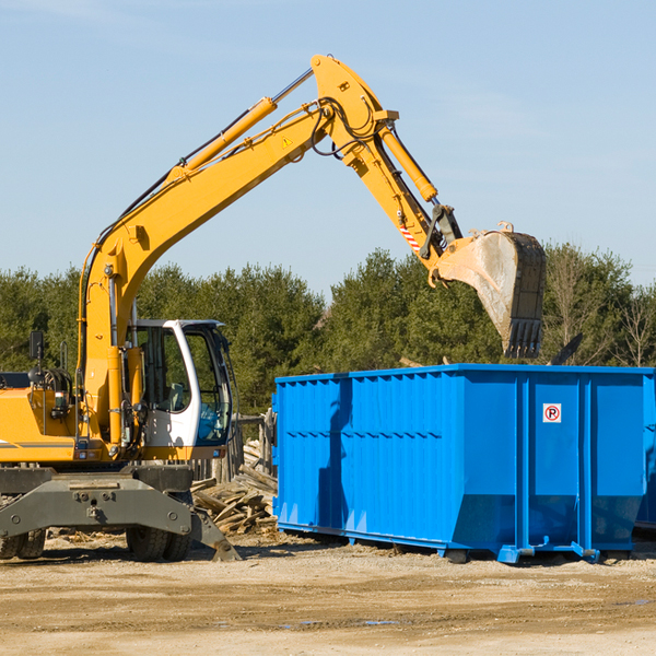 can i request a rental extension for a residential dumpster in Indian Springs